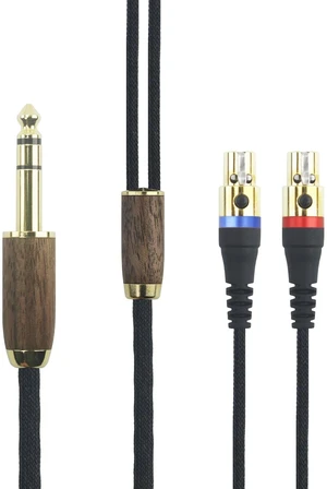 NewFantasia 6.35mm Audio Cable Replacement Upgrade Cable Compatible with Audeze LCD-2, LCD-4, LCD-3, LCD-X, LCD-XC, MM-500 Headphone 6N OCC Copper Silver Plated Cord Walnut Wood Shell NewFantasia 6.35mm Audio Cable Replacement Upgrade Cable Compatible with Audeze LCD-2, LCD-4, LCD-3, LCD-X, LCD-XC, MM-500 Headphone 6N OCC Copper Silver Plated Cord Walnut Wood Shell
