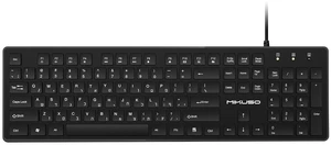 MIKUSO Hebrew English Keyboard USB Wired - 104 Keys Full-Size Laser Letter MIKUSO Hebrew English Keyboard USB Wired - 104 Keys Full-Size Laser Letter