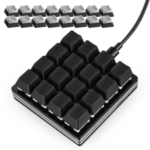 Mini Black 16key Programmable Shortcut Key Keyboard for Game Office Working Mini Black 16key Programmable Shortcut Key Keyboard for Game Office Working
