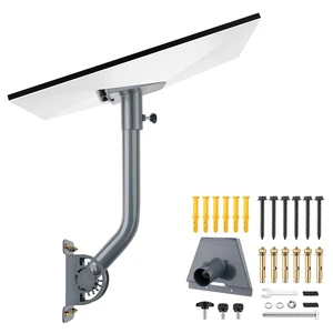 Starlink Mount for Standard 4/4X & Gen 3 V3, Adjustable Wall Roof Pole Mount Kit with Aluminum Pipe Adapter, Heavy-Duty Stainless Steel, 360 Rotation Starlink Mount for Standard 4/4X & Gen 3 V3, Adjustable Wall Roof Pole Mount Kit with Aluminum Pipe Adapter, Heavy-Duty Stainless Steel, 360 Rotation