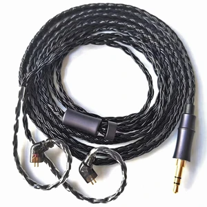 FAAEAL IEM in Ear Monitor Cable,16 Core Silver Plated Earphone Upgraded Cords,QDC C-Pin Extended-Length Replacement Cable Compatible with KZ ZS10 ZSN for Musician Audiophile 6ft Recessed 2pin 3.5mm FAAEAL IEM in Ear Monitor Cable,16 Core Silver Plated Earphone Upgraded Cords,QDC C-Pin Extended-Length Replacement Cable Compatible with KZ ZS10 ZSN for Musician Audiophile 6ft Recessed 2pin 3.5mm