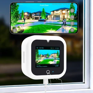 IdeaBeam Indoor Window Camera with Smart Display, 3K 5MP Home Security Camera, AI Color Night Vision, Dual-Band 2.4/5GHz WiFi, Motion Detection, Two-Way Audio, 24/7 Recording, Alexa & Google Assistant IdeaBeam Indoor Window Camera with Smart Display, 3K 5MP Home Security Camera, AI Color Night Vision, Dual-Band 2.4/5GHz WiFi, Motion Detection, Two-Way Audio, 24/7 Recording, Alexa & Google Assistant