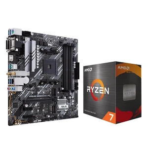 MICRO CENTER AMD 5800XT Processor with ASUS Prime B550M-A AC Motherboard MICRO CENTER AMD 5800XT Processor with ASUS Prime B550M-A AC Motherboard