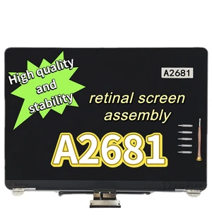 SKINGE Replacement for McBk Air 13.6" M2 2022 A2681 EMC 4074 13.6 inches 2560x1664 Full LCD Screen Display Complete Assembly (Midnight Color) SKINGE Replacement for McBk Air 13.6" M2 2022 A2681 EMC 4074 13.6 inches 2560x1664 Full LCD Screen Display Complete Assembly (Midnight Color)