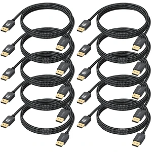 XiAyriky 8K DisplayPort 1.4 Cable 10FT 10-Pack, 32.4Gbps, 8K@60Hz XiAyriky 8K DisplayPort 1.4 Cable 10FT 10-Pack, 32.4Gbps, 8K@60Hz