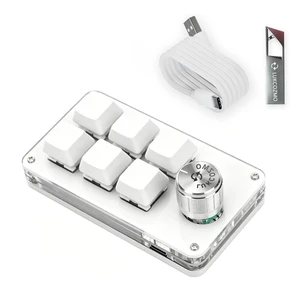 LUKCOZMO 6-Key Mini Macro Pad BT/Type-C Knob OSU Gaming Keyboard LUKCOZMO 6-Key Mini Macro Pad BT/Type-C Knob OSU Gaming Keyboard