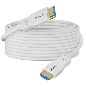 8K Fiber Optic HDMI Cable 100FT, 48Gbps Ultra High Speed Thin HDMI Cord, 8K@60Hz 4K@240Hz, Dynamic HDR, eARC, HDCP 2.2&2.3, 3D, Compatible for Laptop, PC, Monitor, PS5, PS4, Xbox, HDTV, Projecto 8K Fiber Optic HDMI Cable 100FT, 48Gbps Ultra High Speed Thin HDMI Cord, 8K@60Hz 4K@240Hz, Dynamic HDR, eARC, HDCP 2.2&2.3, 3D, Compatible for Laptop, PC, Monitor, PS5, PS4, Xbox, HDTV, Projecto