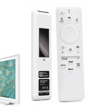 BN59-01482A TV Remote for Samsung Frame TV with Solar Charging Smart Voice Control & 360 IR for Samsung Smart TV, Neo QLED No Pairing Needed, Replace BN59-01482G, BN59-01482K, BN59-01482 BN59-01482A TV Remote for Samsung Frame TV with Solar Charging Smart Voice Control & 360 IR for Samsung Smart TV, Neo QLED No Pairing Needed, Replace BN59-01482G, BN59-01482K, BN59-01482