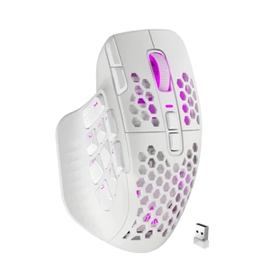 SOLAKAKA SM809 Pro Gaming Mouse with 9 Side Buttons,24000 DPI RGB Mouse for Gamer,16 Programmable Macros MMO Mouse (Wireless, 1-white2) SOLAKAKA SM809 Pro Gaming Mouse with 9 Side Buttons,24000 DPI RGB Mouse for Gamer,16 Programmable Macros MMO Mouse (Wireless, 1-white2)