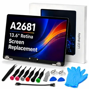 Vahuqrel A2681 Screen Replacement with Sleep Sensor Cable for 13.6 Inch MacBook Air M2 2022, 2560x1664 LCD Full Assembly Display for EMC 4074 Space Grey Vahuqrel A2681 Screen Replacement with Sleep Sensor Cable for 13.6 Inch MacBook Air M2 2022, 2560x1664 LCD Full Assembly Display for EMC 4074 Space Grey