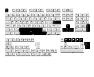 Ussixchare White Minimalist Keycaps, 163 Keys Cherry Profile, Double Shot Keycaps Set, Custom Key caps for MX Switches Mechanical Keyboard Ussixchare White Minimalist Keycaps, 163 Keys Cherry Profile, Double Shot Keycaps Set, Custom Key caps for MX Switches Mechanical Keyboard
