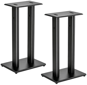 suptek 23.44" Universal Speaker Stand Pair - Double Tubes Heavy Duty Bookshelf Floor Speaker Stands Support 55lbs, Sturdy Base for Studio Monitors, PC, Gaming & Home Audio, Black, SDM003XLH suptek 23.44" Universal Speaker Stand Pair - Double Tubes Heavy Duty Bookshelf Floor Speaker Stands Support 55lbs, Sturdy Base for Studio Monitors, PC, Gaming & Home Audio, Black, SDM003XLH