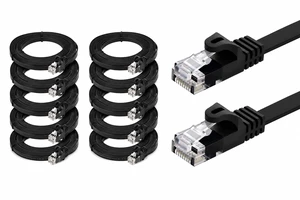 BRENDAZ Cat5e Ethernet Cable, 3ft (10-Pack) Snagless Network Ethernet Patch Cable, Cat 5e Cord, Flat, 350MHz, UTP for PC, Server, Router, Modem, TV, PS5, Game Consoles (10pk, 3-Feet) BRENDAZ Cat5e Ethernet Cable, 3ft (10-Pack) Snagless Network Ethernet Patch Cable, Cat 5e Cord, Flat, 350MHz, UTP for PC, Server, Router, Modem, TV, PS5, Game Consoles (10pk, 3-Feet)