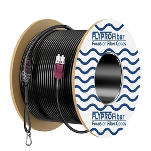 FLYPROFiber- Outdoor OM4 Multimode LC to LC Fiber Patch Cable 150M/492ft FLYPROFiber- Outdoor OM4 Multimode LC to LC Fiber Patch Cable 150M/492ft