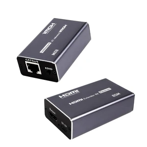 HDMI Extender 4K, Over Ethernet CAT5 CAT6 CAT7 HDMI Extender transmits Up to 213 Ft (65meters), 4K@30Hz 1080P@60Hz Full HD HDMI Transmitter and Receiver with EDID Function. HDMI Extender 4K, Over Ethernet CAT5 CAT6 CAT7 HDMI Extender transmits Up to 213 Ft (65meters), 4K@30Hz 1080P@60Hz Full HD HDMI Transmitter and Receiver with EDID Function.