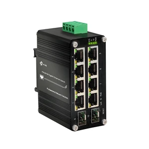 Elenzk Industrial 8X1000M RJ45 + 2 SFP Passive 24V PoE Switch Elenzk Industrial 8X1000M RJ45 + 2 SFP Passive 24V PoE Switch