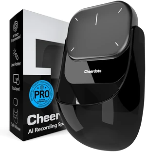 Cheerdots2 AI Mouse, Presentation Mode, Magnetic Detachable Design, Smart Software Control, Portable for Meetings & Work, Intelligent Audio Recording & Saving AI Version Cheerdots2 AI Mouse, Presentation Mode, Magnetic Detachable Design, Smart Software Control, Portable for Meetings & Work, Intelligent Audio Recording & Saving AI Version