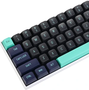 iRoboosta CSA Profile PBT Keycaps - Double Shot Dark Blue and Black 160 Keys Custom Keycap Set - Compatible with 60% 65% 75% 80% Full Size Layouts Cherry MX Switches Mechanical Keyboard (Dark Shark) iRoboosta CSA Profile PBT Keycaps - Double Shot Dark Blue and Black 160 Keys Custom Keycap Set - Compatible with 60% 65% 75% 80% Full Size Layouts Cherry MX Switches Mechanical Keyboard (Dark Shark)