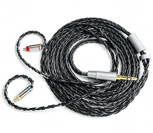 FAAEAL in Ear Monitor IEM Cable,16 Core Silver Plated Earphone Upgraded Cords,Extended-Length Replacement Cable Compatible with KZ AS10 ZST TRN V10 for Musician Audiophile 0.78mm-2pin 6ft 3.5mm FAAEAL in Ear Monitor IEM Cable,16 Core Silver Plated Earphone Upgraded Cords,Extended-Length Replacement Cable Compatible with KZ AS10 ZST TRN V10 for Musician Audiophile 0.78mm-2pin 6ft 3.5mm