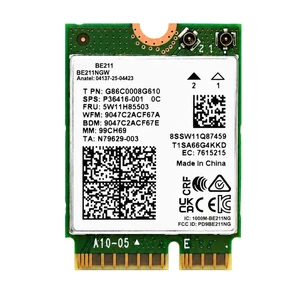HighZer0 Electronics BE211 WiFi 7 R2 Card ^^ Tri-Band Wi-Fi ^^ Up to 5.8 Gbps ^^ CNVio3 M.2 WiFi Card for PC ^^ Supports Bluetooth 6 ^^ Requires Intel 14th+ Gen CPU Windows 10/11, Linux ^^ BE211NG HighZer0 Electronics BE211 WiFi 7 R2 Card ^^ Tri-Band Wi-Fi ^^ Up to 5.8 Gbps ^^ CNVio3 M.2 WiFi Card for PC ^^ Supports Bluetooth 6 ^^ Requires Intel 14th+ Gen CPU Windows 10/11, Linux ^^ BE211NG