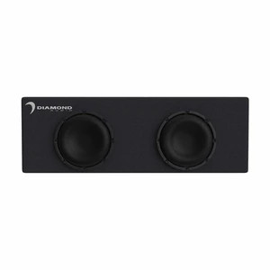 Diamond Audio DESMB8DA Dual 8" Slot Vented Active Subwoofer Enclosure (2) Diamond Audio DESMB8DA Dual 8" Slot Vented Active Subwoofer Enclosure (2)