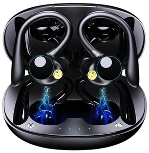 Ear Buds Wireless Bluetooth Earbuds Sports Earhooks Headphones,ENC Noise-Canceling Stereo High Fidelity Sound and Long Battery Life,Mics Clear Call,IPX6 Waterproof Headset,Ergonomic for Gym/Run Ear Buds Wireless Bluetooth Earbuds Sports Earhooks Headphones,ENC Noise-Canceling Stereo High Fidelity Sound and Long Battery Life,Mics Clear Call,IPX6 Waterproof Headset,Ergonomic for Gym/Run