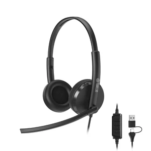 TOALLIN Wired Headset with Noise Canceling Mics, USB Stereo Headphones TOALLIN Wired Headset with Noise Canceling Mics, USB Stereo Headphones