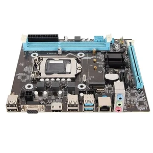 Yunir Computer Motherboard, H81 Gaming Motherboard Channel Ddr3 M.2 Nvme Ngff Sata Pcie Slot Lga 1150 Micro ATX Pc Motherboard for 4Th Generation Yunir Computer Motherboard, H81 Gaming Motherboard Channel Ddr3 M.2 Nvme Ngff Sata Pcie Slot Lga 1150 Micro ATX Pc Motherboard for 4Th Generation