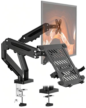 PUTORSEN Monitor and Laptop Arm for Max 32 Monitor and 17 Laptop PUTORSEN Monitor and Laptop Arm for Max 32 Monitor and 17 Laptop