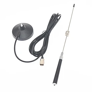 16.53 inch Magnetic Mount CB Radio Antenna, 26-28MHz 3dBi PL-259 Connector, 4m RG58U Coax Cable, 30W Heavy Duty Magnet Base Whip Aerial Compatible with Mobile Citizens Band Truck Car Vehicle 16.53 inch Magnetic Mount CB Radio Antenna, 26-28MHz 3dBi PL-259 Connector, 4m RG58U Coax Cable, 30W Heavy Duty Magnet Base Whip Aerial Compatible with Mobile Citizens Band Truck Car Vehicle