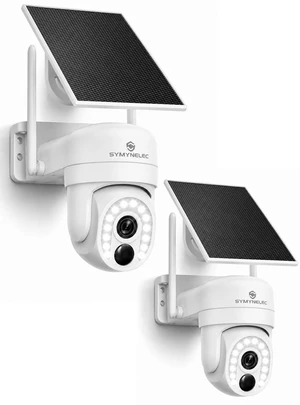 SYMYNELEC 2.4/5GHz Solar Security Cameras Wireless Outdoor, 100% Wire-Free SYMYNELEC 2.4/5GHz Solar Security Cameras Wireless Outdoor, 100% Wire-Free