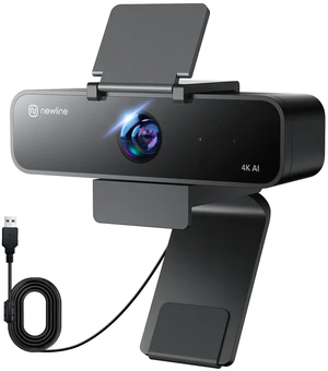 N newline 4K Webcam with Microphone, AI Auto Framing & Presenter Tracking, Gesture Control with 5X Digital Zoom, Noise Reduction, 95/78/65 Adjustable FOV, Privacy Cover, USB Camera PC Mac Streaming N newline 4K Webcam with Microphone, AI Auto Framing & Presenter Tracking, Gesture Control with 5X Digital Zoom, Noise Reduction, 95/78/65 Adjustable FOV, Privacy Cover, USB Camera PC Mac Streaming