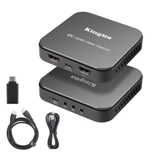 King Ma Capture Card for Game, 4K HDMI to USB 3.0 Audio Capture Card Device HD Video Capture Card Work with Nintendo Switch PS4 PS5 Xbox Series for TikTok Live Streaming Video Recording King Ma Capture Card for Game, 4K HDMI to USB 3.0 Audio Capture Card Device HD Video Capture Card Work with Nintendo Switch PS4 PS5 Xbox Series for TikTok Live Streaming Video Recording