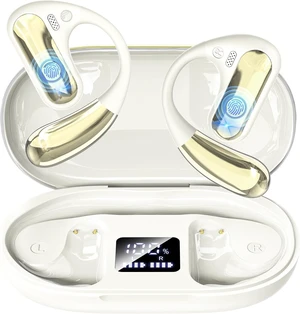 CoolJumper Open Ear Headphones, Bluetooth 5.4 Ear Hook Earbuds with 16.2mm Driver, 60H Playtime LED Charging Case, IPX7 Waterproof Sports Earbuds with ENC Clear Calls for Running Gym Commute CoolJumper Open Ear Headphones, Bluetooth 5.4 Ear Hook Earbuds with 16.2mm Driver, 60H Playtime LED Charging Case, IPX7 Waterproof Sports Earbuds with ENC Clear Calls for Running Gym Commute