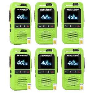 TIDRADIO TD-G100 Rapid Unlimited Range 4G LTE PoC Radios Long Range Walkie Talkies,Nationwide PPT Two Way Radios,Global Walkie-Talkie for Family,Logistics,Construction site,Green-6Pack TIDRADIO TD-G100 Rapid Unlimited Range 4G LTE PoC Radios Long Range Walkie Talkies,Nationwide PPT Two Way Radios,Global Walkie-Talkie for Family,Logistics,Construction site,Green-6Pack