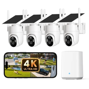 ELYSOO 4K Solar Security Cameras Wireless Outdoor Home System, 4-Cam Kit ELYSOO 4K Solar Security Cameras Wireless Outdoor Home System, 4-Cam Kit