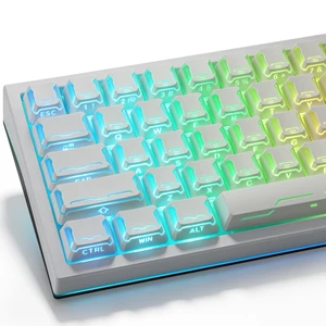 Stellar Edge PBT PC Stereo Facet Shine Through Mech Keycaps 136 Keys White Stellar Edge PBT PC Stereo Facet Shine Through Mech Keycaps 136 Keys White