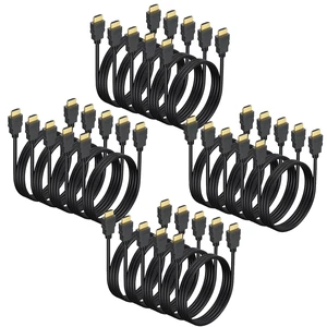 4K HDMI Cable 3.3 FT 20-Pack, Shielded HDMI TV Cord, CL3 Rated, HDCP 2.2 4K HDMI Cable 3.3 FT 20-Pack, Shielded HDMI TV Cord, CL3 Rated, HDCP 2.2