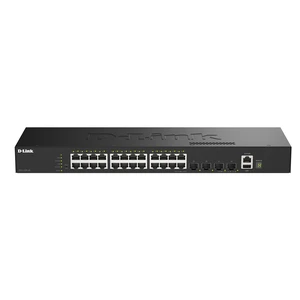 D-Link 28-Port Gigabit Ethernet Switch, Next-Gen Layer 3 Stackable Smart-Managed, 24x Ports, 2X 10GBase-T, 2X 10G SFP+ Ports (DGS-1520-28) D-Link 28-Port Gigabit Ethernet Switch, Next-Gen Layer 3 Stackable Smart-Managed, 24x Ports, 2X 10GBase-T, 2X 10G SFP+ Ports (DGS-1520-28)