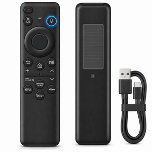 HSHONG BN59-01455A Voice Remote Control Replacement for Samsung Smart TVs, Compatible with QLED OLED Frame TV S95C S90C S95D S90D LS03D Q60 Q70 Q80 QN85 QN90 Series, Solar USB-C Charging HSHONG BN59-01455A Voice Remote Control Replacement for Samsung Smart TVs, Compatible with QLED OLED Frame TV S95C S90C S95D S90D LS03D Q60 Q70 Q80 QN85 QN90 Series, Solar USB-C Charging