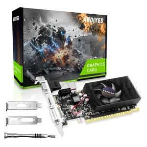 ARDIYES GT 740 4GB Low Profile GPU Graphics Card, 128 Bit GDDR3 Video Card, DVI VGA HDMI Low Profile Graphics Card with Cooling Fan ARDIYES GT 740 4GB Low Profile GPU Graphics Card, 128 Bit GDDR3 Video Card, DVI VGA HDMI Low Profile Graphics Card with Cooling Fan
