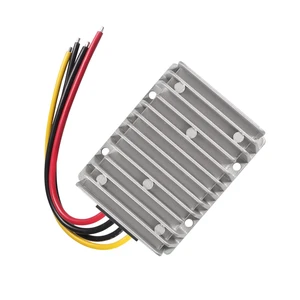 AEDIKO DC Voltage Reducer Converter DC 8V-40V to 13.8V 25A 300W Reducer Power Converter Waterproof Regulator Module Transformer for Golf Cart Club Car AEDIKO DC Voltage Reducer Converter DC 8V-40V to 13.8V 25A 300W Reducer Power Converter Waterproof Regulator Module Transformer for Golf Cart Club Car