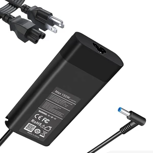 150W AC Adapter for HP Zbook 15 16 17 15u 15v G3 G4 G5 G6 G7 G8 G9 Studio G4 G5 G7 G8 G9 Victus 15 16 OMEN 15 17 Pavilion 15 17 TPN-DA09 TPN-CA11 Spectre Gaming Laptop Charger Power Supply Slim Smart 150W AC Adapter for HP Zbook 15 16 17 15u 15v G3 G4 G5 G6 G7 G8 G9 Studio G4 G5 G7 G8 G9 Victus 15 16 OMEN 15 17 Pavilion 15 17 TPN-DA09 TPN-CA11 Spectre Gaming Laptop Charger Power Supply Slim Smart