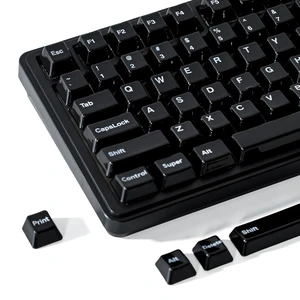XVX Black Ceramic Keycaps, 120-Key Fog Translucent Compatible MX Switches XVX Black Ceramic Keycaps, 120-Key Fog Translucent Compatible MX Switches