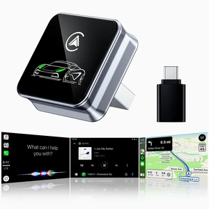 Houflody Wireless CarPlay Adapter for iPhone Upgraded Chip, Converts Factory Wired CarPlay to Wireless Apple CarPlay with Stable Low-Latency Connection, Mini Plug-and-Play Design, GPS & Houflody Wireless CarPlay Adapter for iPhone Upgraded Chip, Converts Factory Wired CarPlay to Wireless Apple CarPlay with Stable Low-Latency Connection, Mini Plug-and-Play Design, GPS &