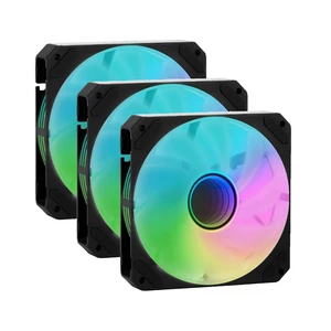 KINGCOOL DUALIS 120mm Infinity Mirror ARGB Cooling Fan PC Case Fan, 3-Pack KINGCOOL DUALIS 120mm Infinity Mirror ARGB Cooling Fan PC Case Fan, 3-Pack