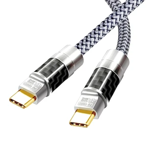 YOTETION Type C to C 45FT Cable,4K@60Hz 100W Fast Charging - Carbon Fiber Braided, High-Speed Data Transfer for Xreal MacBook Pro iPad Pro iPhone 15 Pro Galaxy S22 Portable Monitor Black YOTETION Type C to C 45FT Cable,4K@60Hz 100W Fast Charging - Carbon Fiber Braided, High-Speed Data Transfer for Xreal MacBook Pro iPad Pro iPhone 15 Pro Galaxy S22 Portable Monitor Black