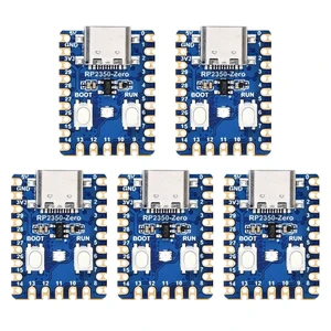 Waveshare 5PCS RP2350-Zero Mini Development Board, Raspberry Pi Microcontroller Development Board, Based On Raspberry Pi Dual-core & Dual-Architecture Microcontroller Waveshare 5PCS RP2350-Zero Mini Development Board, Raspberry Pi Microcontroller Development Board, Based On Raspberry Pi Dual-core & Dual-Architecture Microcontroller