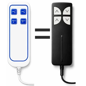 Replacement for Sleep Number 360 Flexfit Adjustable Base (Attached Remote) Wired Remote Control Model HB12018-00 (Oct 2021 to Dec 2022) Replacement for Sleep Number 360 Flexfit Adjustable Base (Attached Remote) Wired Remote Control Model HB12018-00 (Oct 2021 to Dec 2022)