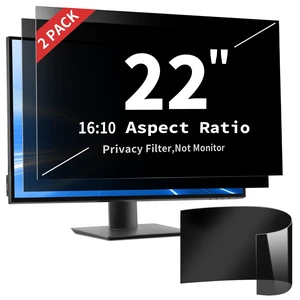 DEJIMAX 2 Pack 22 Inch Privacy Screen Filter for 16:10 Curved and Flat DEJIMAX 2 Pack 22 Inch Privacy Screen Filter for 16:10 Curved and Flat